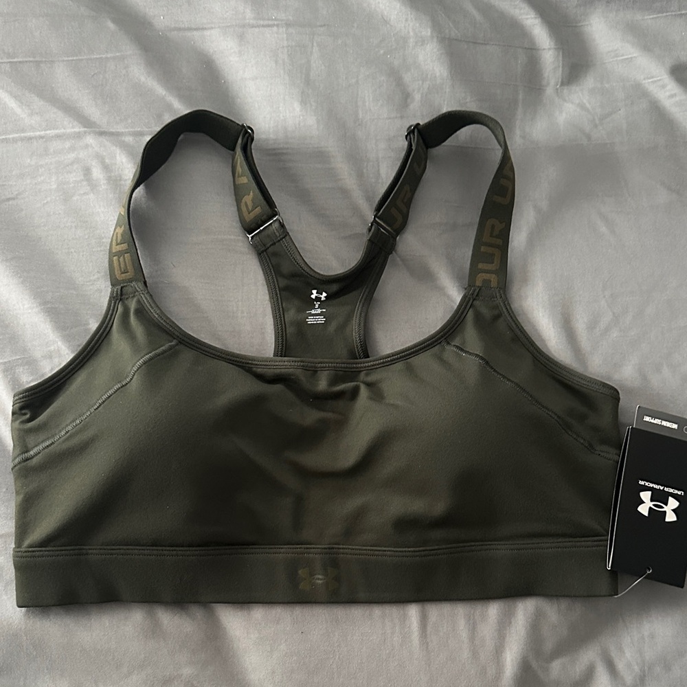 Under Armour Women's Dark Green Sports Bra